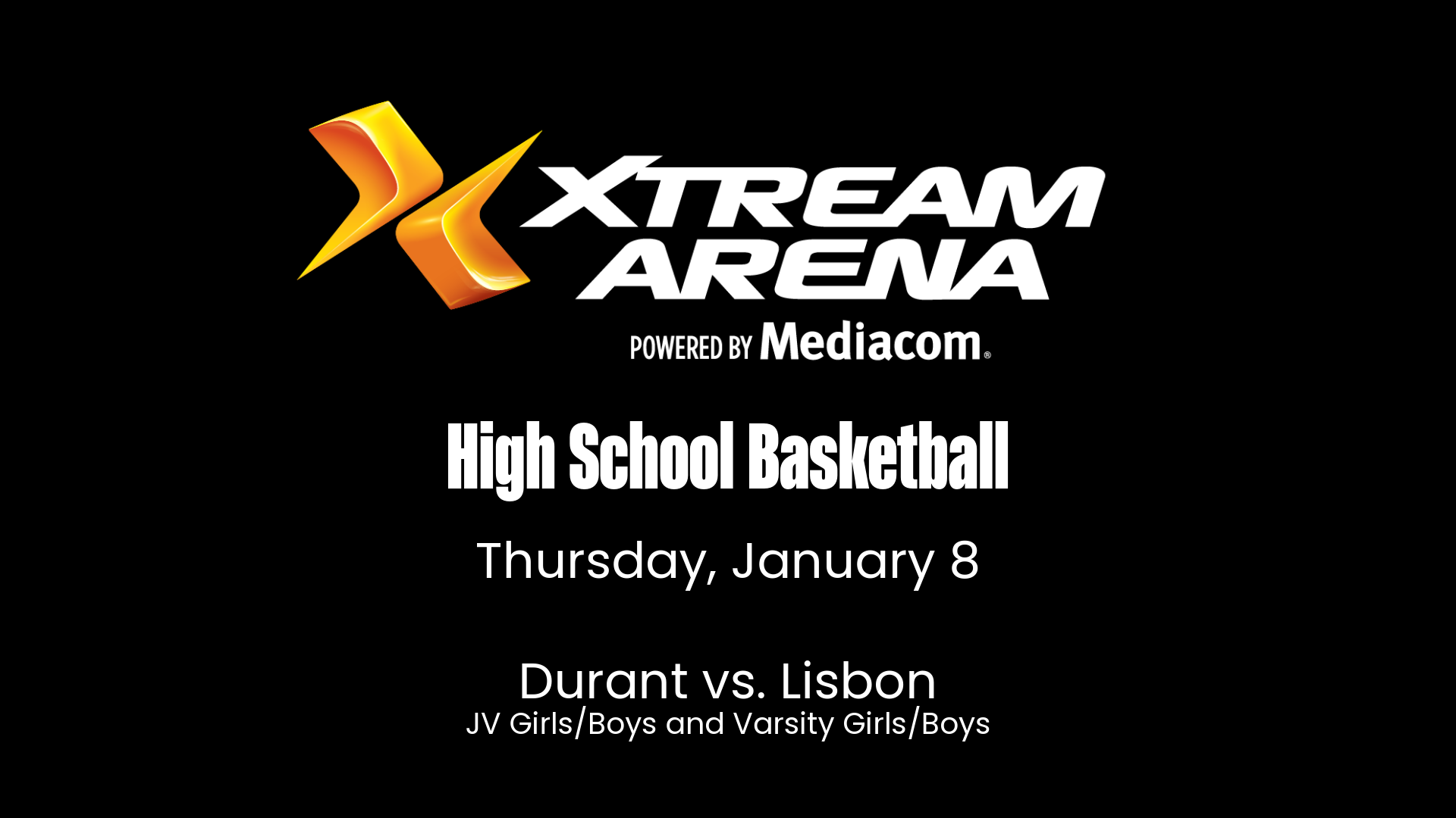 High School Basketball – Durant vs. Lisbon